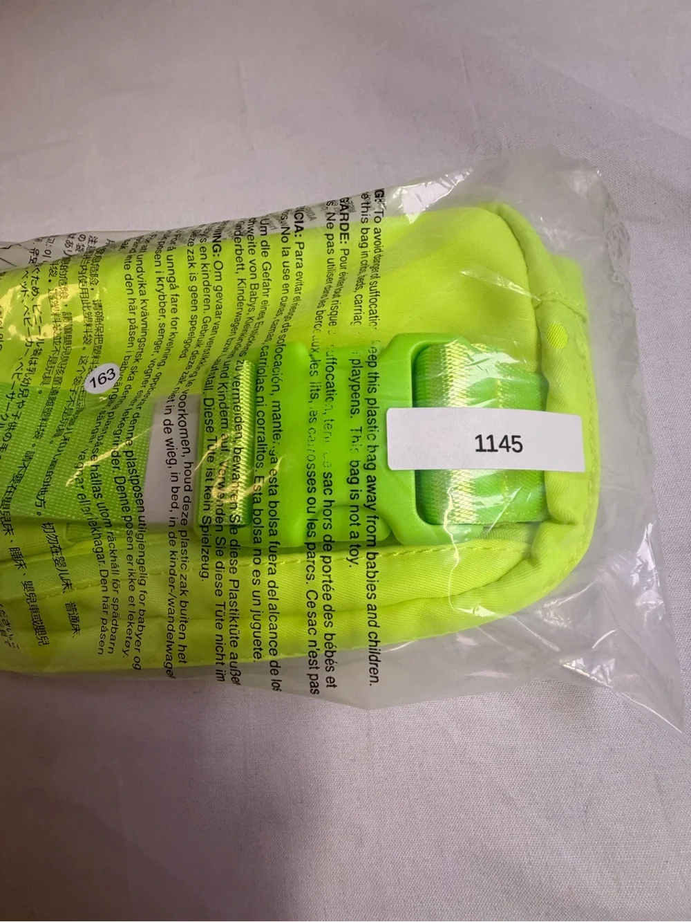lululemon athletica Neon Lime Cosmetic Pouch